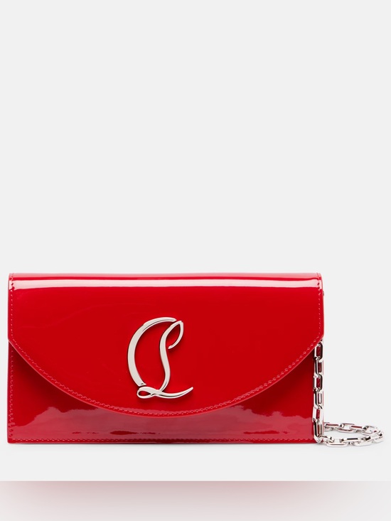 Christian Louboutin Handbags - Christian Louboutin - Women's Red Loubi54 Patent Leather Clutch